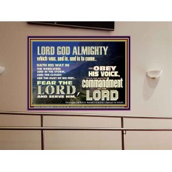 REBEL NOT AGAINST THE COMMANDMENTS OF THE LORD  Ultimate Inspirational Wall Art Picture  GWOVERCOMER10380  "62x44"