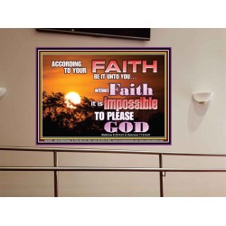 ACCORDING TO YOUR FAITH BE IT UNTO YOU  Children Room  GWOVERCOMER10387  