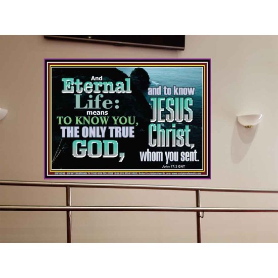 ETERNAL LIFE ONLY THROUGH CHRIST JESUS  Children Room  GWOVERCOMER10396  