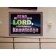 FEAR OF THE LORD THE BEGINNING OF KNOWLEDGE  Ultimate Power Portrait  GWOVERCOMER10401  