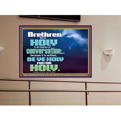 BE YE HOLY FOR I AM HOLY SAITH THE LORD  Ultimate Inspirational Wall Art  Portrait  GWOVERCOMER10407  "62x44"
