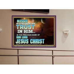 THE PRECIOUS NAME OF OUR LORD JESUS CHRIST  Bible Verse Art Prints  GWOVERCOMER10432  "62x44"