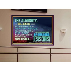 DO YOU WANT BLESSINGS OF THE DEEP  Christian Quote Portrait  GWOVERCOMER10463  "62x44"