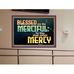 THE MERCIFUL SHALL OBTAIN MERCY  Religious Art  GWOVERCOMER10484  "62x44"