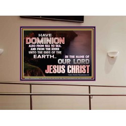 HAVE EVERLASTING DOMINION  Scripture Art Prints  GWOVERCOMER10509  "62x44"