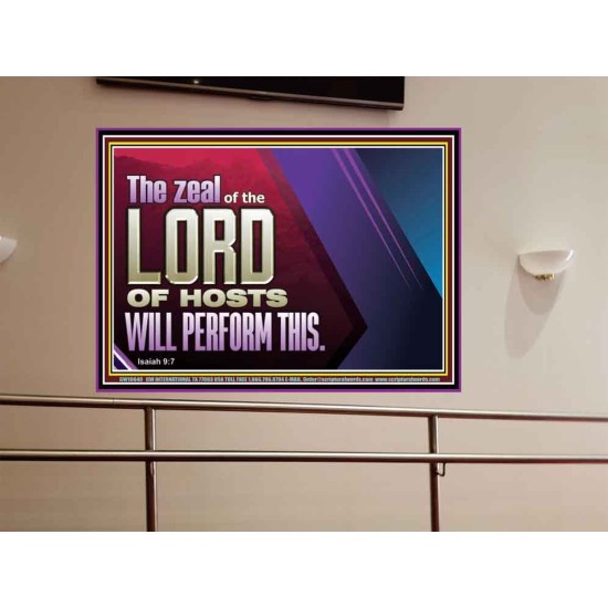 THE ZEAL OF THE LORD OF HOSTS  Printable Bible Verses to Portrait  GWOVERCOMER10640  