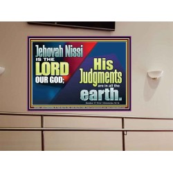 JEHOVAH NISSI IS THE LORD OUR GOD  Sanctuary Wall Portrait  GWOVERCOMER10661  "62x44"