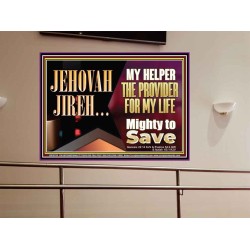 JEHOVAHJIREH THE PROVIDER FOR OUR LIVES  Righteous Living Christian Portrait  GWOVERCOMER10714  "62x44"