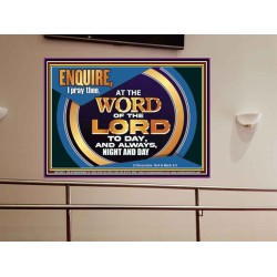 THE WORD OF THE LORD IS FOREVER SETTLED  Ultimate Inspirational Wall Art Portrait  GWOVERCOMER12035  "62x44"
