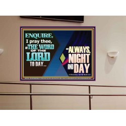 THE WORD OF THE LORD TO DAY  New Wall Décor  GWOVERCOMER12151  "62x44"