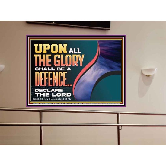 UPON ALL GLORY SHALL BE A DEFENCE  Art & Wall Décor  GWOVERCOMER12965  