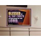 BLESSED BE HE THAT COMETH IN THE NAME OF THE LORD  Ultimate Inspirational Wall Art Portrait  GWOVERCOMER13038  