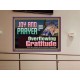 JOY AND PRAYER BRINGS OVERFLOWING GRATITUDE  Bible Verse Wall Art  GWOVERCOMER13117  