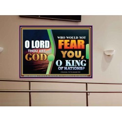 O KING OF NATIONS  Righteous Living Christian Portrait  GWOVERCOMER9534  "62x44"