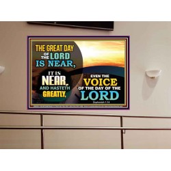 THE GREAT DAY OF THE LORD IS NEARER  Church Picture  GWOVERCOMER9561  "62x44"