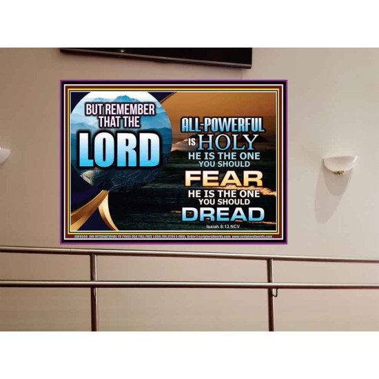 JEHOVAH LORD ALL POWERFUL IS HOLY  Righteous Living Christian Portrait  GWOVERCOMER9568  