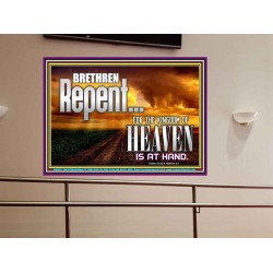 THE KINGDOM OF HEAVEN IS AT HAND  Children Room Portrait  GWOVERCOMER9571  "62x44"