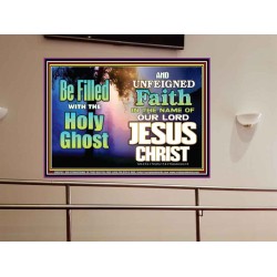 BE FILLED WITH THE HOLY GHOST  Large Wall Art Portrait  GWOVERCOMER9793  "62x44"