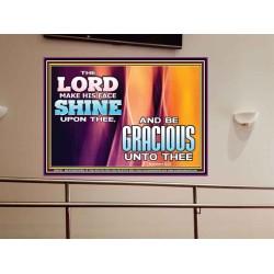 HIS FACE SHINE UPON THEE  Scriptural Prints  GWOVERCOMER9797  "62x44"