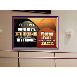 MERCY AND TRUTH SHALL GO BEFORE THEE O LORD OF HOSTS  Christian Wall Art  GWOVERCOMER9982  "62x44"