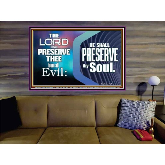 THY SOUL IS PRESERVED FROM ALL EVIL  Wall Décor  GWOVERCOMER10087  