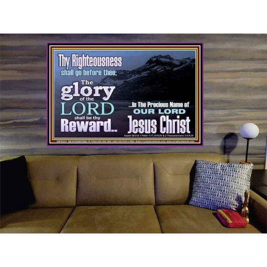THE GLORY OF THE LORD WILL BE UPON YOU  Custom Inspiration Scriptural Art Portrait  GWOVERCOMER10320  