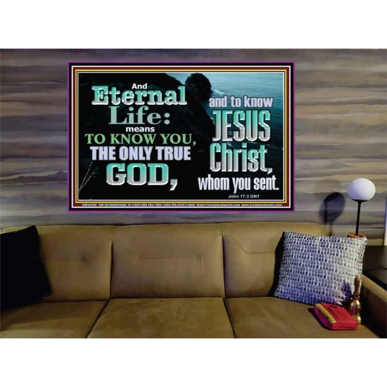 ETERNAL LIFE ONLY THROUGH CHRIST JESUS  Children Room  GWOVERCOMER10396  