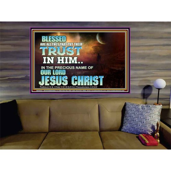 THE PRECIOUS NAME OF OUR LORD JESUS CHRIST  Bible Verse Art Prints  GWOVERCOMER10432  