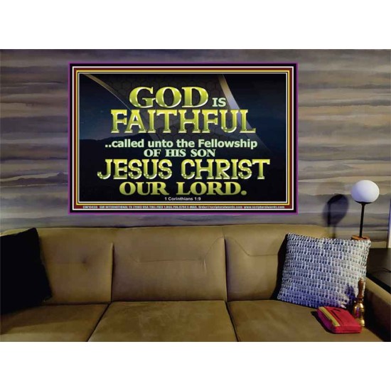 CALLED UNTO FELLOWSHIP WITH CHRIST JESUS  Scriptural Wall Art  GWOVERCOMER10436  