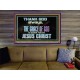 THANKING GOD ALWAYS OPENS GREATER DOOR  Scriptural Décor Portrait  GWOVERCOMER10442  