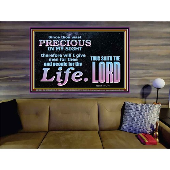YOU ARE PRECIOUS IN THE SIGHT OF THE LIVING GOD  Modern Christian Wall Décor  GWOVERCOMER10490  