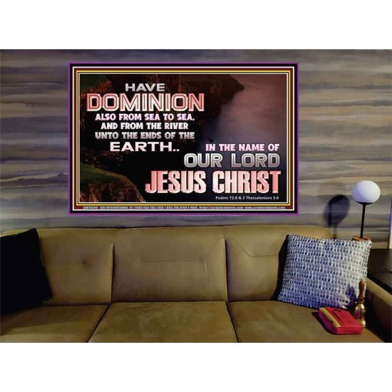 HAVE EVERLASTING DOMINION  Scripture Art Prints  GWOVERCOMER10509  