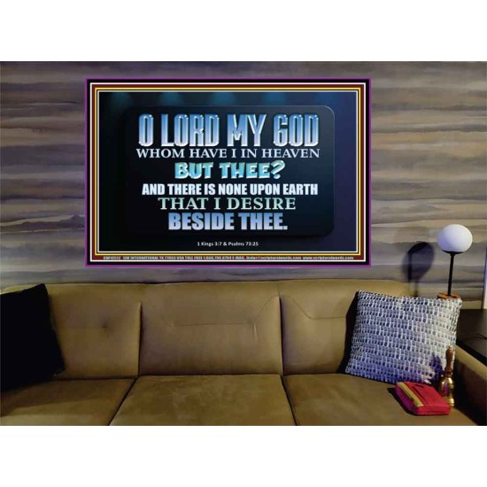 WHOM I HAVE IN HEAVEN BUT THEE O LORD  Bible Verse Portrait  GWOVERCOMER10512  