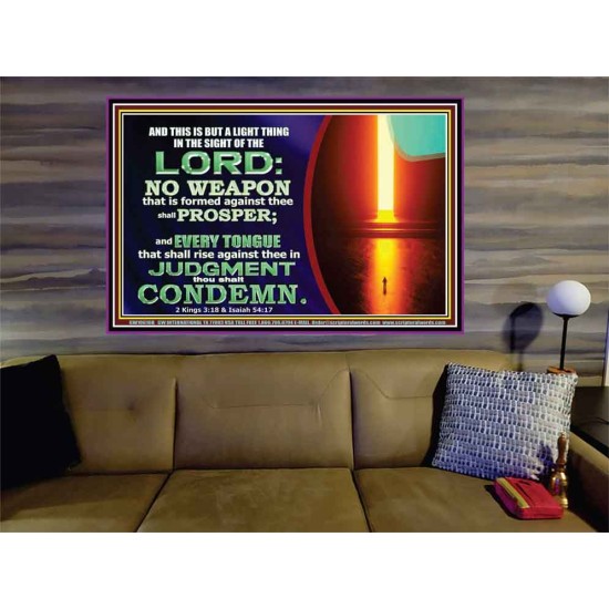 CONDEMN EVERY TONGUE THAT RISES AGAINST YOU IN JUDGEMENT  Custom Inspiration Scriptural Art Portrait  GWOVERCOMER10616B  