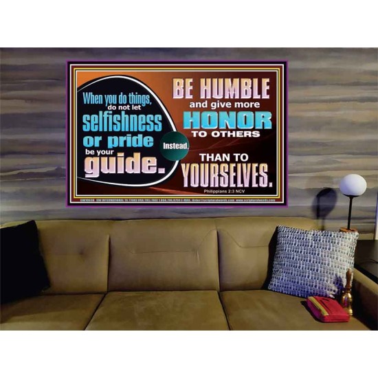 DO NOT ALLOW SELFISHNESS OR PRIDE TO BE YOUR GUIDE  Printable Bible Verse to Portrait  GWOVERCOMER10638  