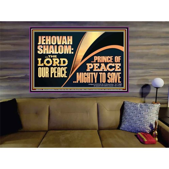 JEHOVAHSHALOM THE LORD OUR PEACE PRINCE OF PEACE  Church Portrait  GWOVERCOMER10716  