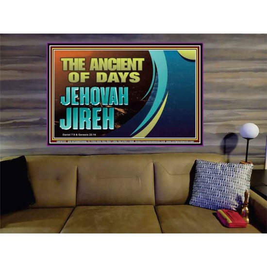 THE ANCIENT OF DAYS JEHOVAH JIREH  Scriptural Décor  GWOVERCOMER10732  