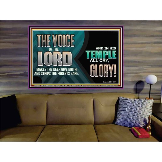 THE VOICE OF THE LORD MAKES THE DEER GIVE BIRTH  Art & Wall Décor  GWOVERCOMER10789  