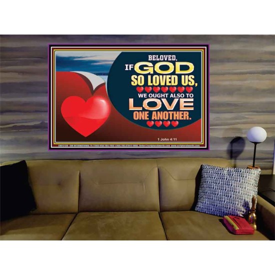 BELOVED IF GOD SO LOVED US  Custom Biblical Paintings  GWOVERCOMER12130  