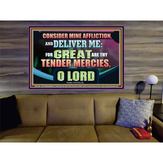 GREAT ARE THY TENDER MERCIES O LORD  Unique Scriptural Picture  GWOVERCOMER12180  
