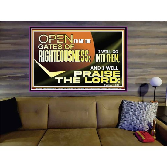 OPEN TO ME THE GATES OF RIGHTEOUSNESS  Children Room Décor  GWOVERCOMER13036  