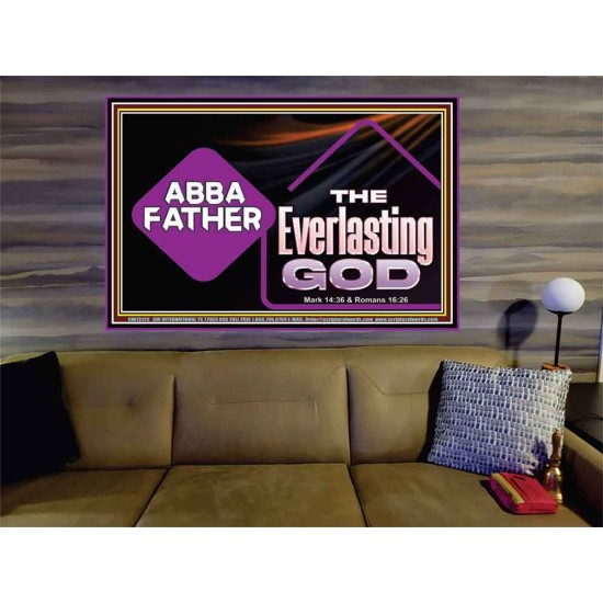 ABBA FATHER THE EVERLASTING GOD  Biblical Art Portrait  GWOVERCOMER13139  