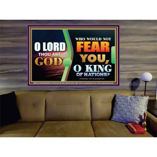 O KING OF NATIONS  Righteous Living Christian Portrait  GWOVERCOMER9534  