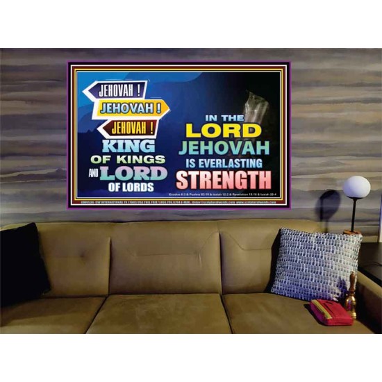 JEHOVAH OUR EVERLASTING STRENGTH  Church Portrait  GWOVERCOMER9536  