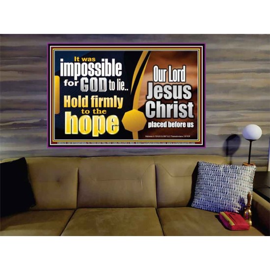 GOD NEVER LIE ONLY BELIEVE  Art & Wall Décor  GWOVERCOMER9820  