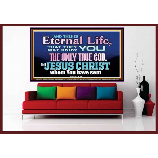 CHRIST JESUS THE ONLY WAY TO ETERNAL LIFE  Sanctuary Wall Portrait  GWOVERCOMER10397  