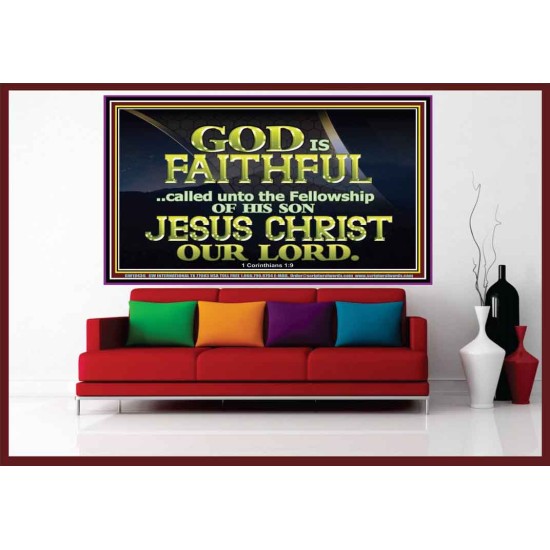 CALLED UNTO FELLOWSHIP WITH CHRIST JESUS  Scriptural Wall Art  GWOVERCOMER10436  