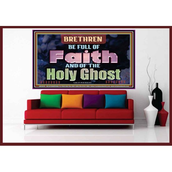 BE FULL OF FAITH AND THE SPIRIT OF THE LORD  Scriptural Portrait Portrait  GWOVERCOMER10479  