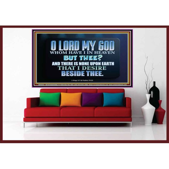 WHOM I HAVE IN HEAVEN BUT THEE O LORD  Bible Verse Portrait  GWOVERCOMER10512  