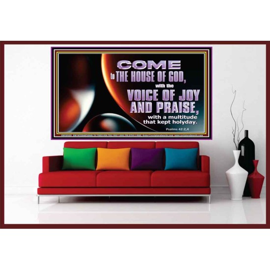 THE VOICE OF JOY AND PRAISE  Wall Décor  GWOVERCOMER10589  